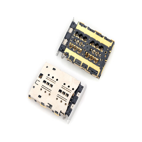 China Shenzhen 12pin SMT type drawer connectors Nano sim card ...