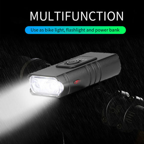 T6 LED Bicycle Front Light 6 Modes USB Rechargeable Waterproof Bike Head Lamp