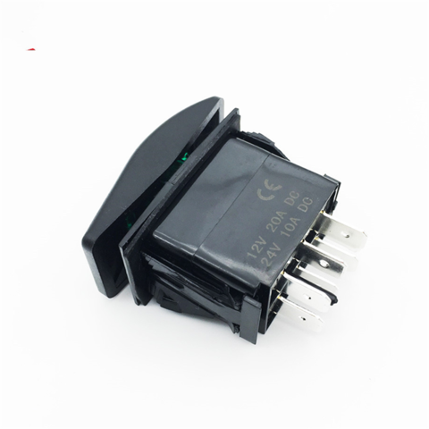 China Rocker switch, Multiple voltage types 7 pins on-off rocker switch ...