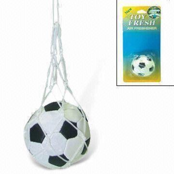 Hanging Car Air Freshener In Football Design 6cm Diameter