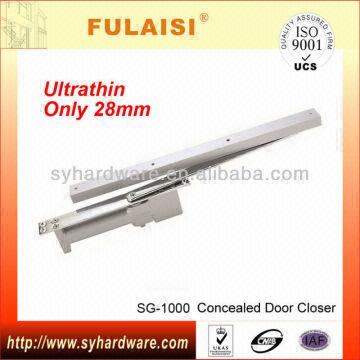 Ultrathin Adjust Concealed Door Closer Three Sections Speed