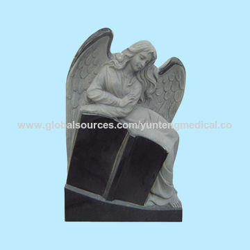 China Modern Angel Monument Marble Tombstone Headstone On Global Sources Angel Figurines Angle Tombstone Jade Carvings