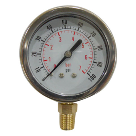 China Differential Pressure Gauge, Case And Rolling Bezel Made By Steel 