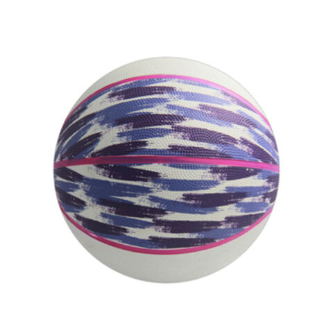 22cm Violet - School Smart Natural Rubber Playground Ball Multiple Colours.
