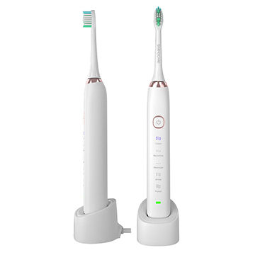white automatic toothbrush intelligent smart technology