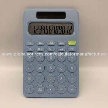 China 12 Digit Solar Hard Board Counting Calculator Desktop Office Learning Multi Function Use On Global Sources Handheld Calculators 12 Digits Calculator Desktop Calculator