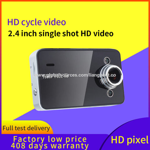 Mini Car DVR 2.4" HD Front and Rear Camera Video.Dash Cam Recorder Night Vision.