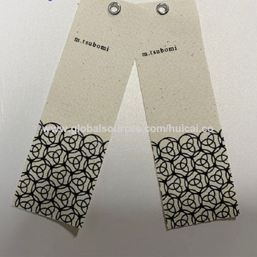 custom canvas hang tag custom cotton canvas hang tag fabric hang tag for garment cotton hangtag