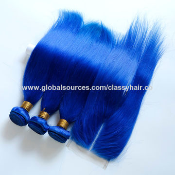 China Blue Hair From Qingdao Wholesaler Qingdao Classyhair Co Ltd