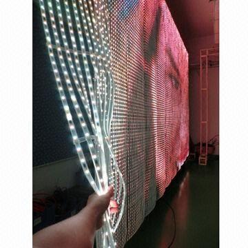 led curtain display