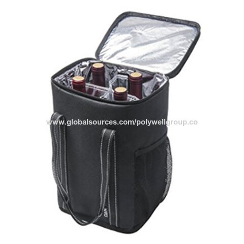 China Insulated Wine Carrier Bag Cooler Tote With