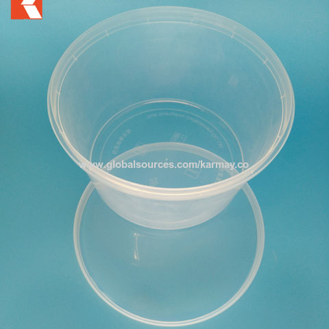 circular plastic tub