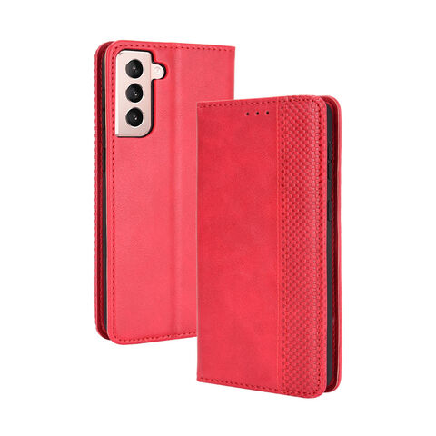 China Retro Pu Card Holder Magnetic Wallet Flip Leather Case For Samsung Galaxy S21 Ultra On Global Sources Leather Cases For S21 Ultra Pu Leather Cases For S21 Leather Cases For S21 Plus