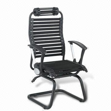 Office Chair For Staff With High Back Bungee Cords Headrest And