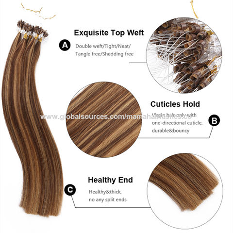 micro loop human hair extensions