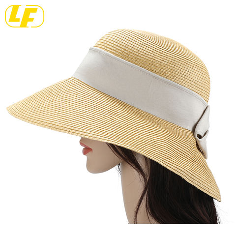 womens straw bucket hat