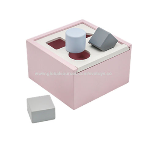 pink shape sorter