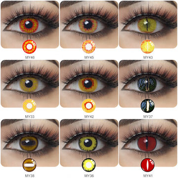 China La lente de contacto coloreada de las lentes de contacto Halloween  coloreó propósito cosplay de las lentes encendido Global Sources,los  contactos colorearon Halloween,las lentes de contacto colorearon la lente  de contacto,lentes