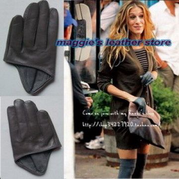 5 finger half gloves