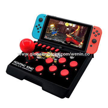 China Fighting King N Switch Joystick Video Game Console Turbo 6 Big Action Buttons Type C Fast Charging On Global Sources Video Gamepad N Switch Joystick Video Game Console