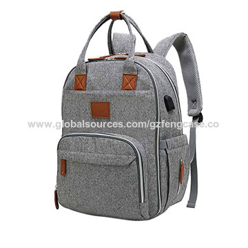 diaper backpack with changing pad