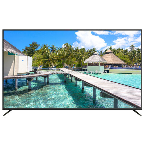 China Super Boardless 65 inch Smart TV Ultra HD Television DVB-T2 S2 ...