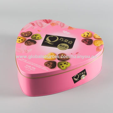 Download China Heart Shape Metal Tin Box Cookie Biscuit Pastry Gift Tin Packaging Box On Global Sources Tin Box Tin Can