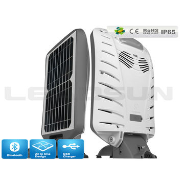 garden speaker with light