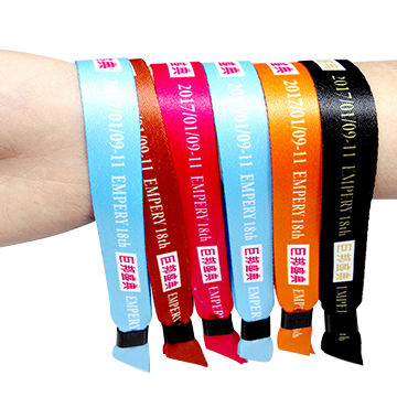 festival fabric wristbands