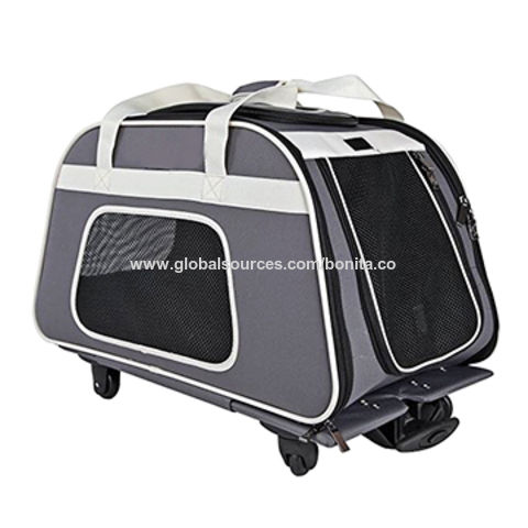 airline pet carrier with wheels