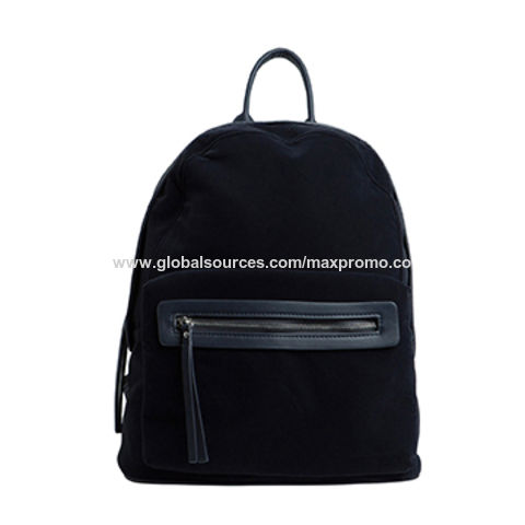 velvet backpack purse