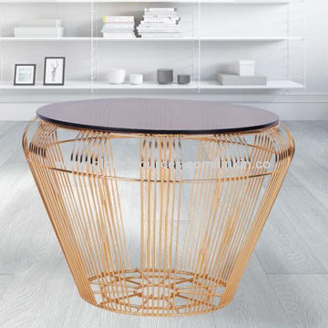 China Nordic Tempered Glass Desktop Wrought Iron Round Table Indoor Wire Simple On Global Sources Coffee Dining China Nordic Tempered Glass Desktop, Iron Round Table