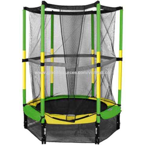 mini trampoline with enclosure