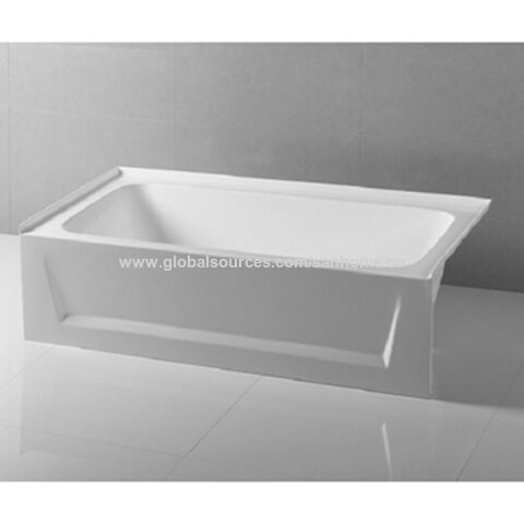 Freestanding Bathtub Acrylic Tub, Square Drop In Bathtub