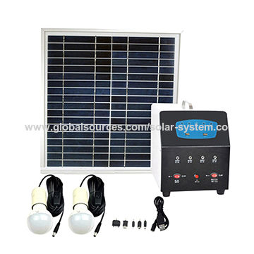 150w Off Grid Solar System With 18v25w Solar Panel 12v