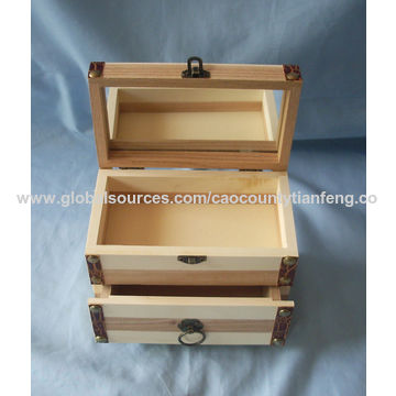 China Min Cheap Wooden Jewelry Box From Heze Trading Company