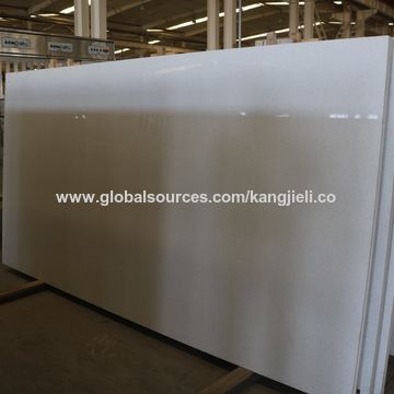 Agglomerated Quartz Stone Big Slabs For Kitchen Counter Top And