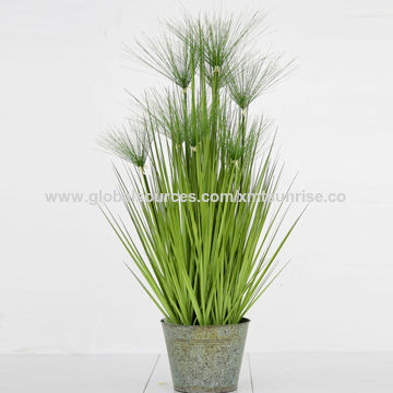 36 Cycas Grass With Metal Pot Artificial Plants For Indoor