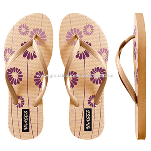 ladies rubber flip flops