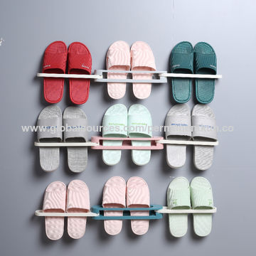 Chinawaterproof Bathroom Slippers Telescopic Door Shoe Rack Plastic Stylish Wall Mounted Shoe Rack On Global Sources