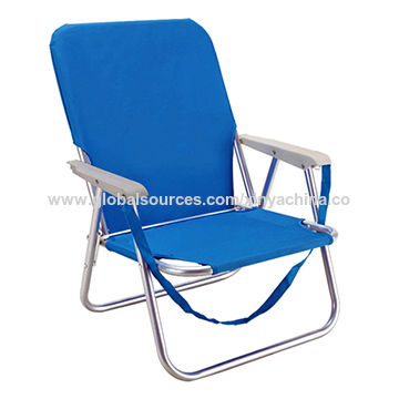 China Steel Folding Beach Chair From Yongkang Manufacturer