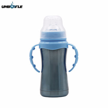 baby milk bottle steel