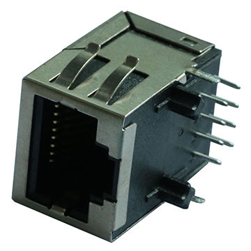 China RJ45 Jack 10 Base-t Magnetic Module Without LED Single Port ...