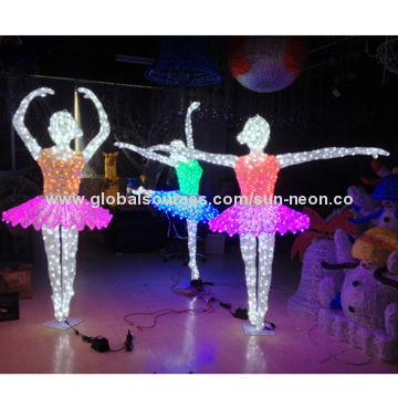 Lighted Ballerina Girl Decoration Outdoor Lights Height Of 200m Lighted Ballerina Girl Decoration Outdoor Lights China