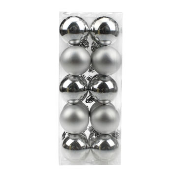 plain white christmas balls