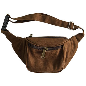 suede fanny pack