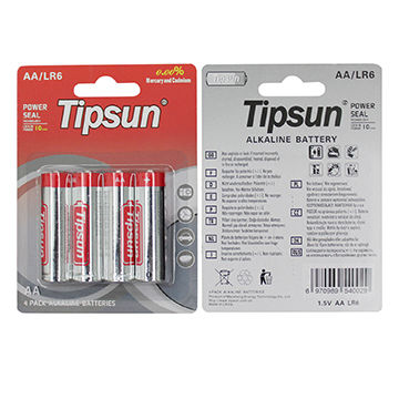 Toys Remote Control and Other Household Appliance High Energy LR03 Dry Batteries for Flashlight Tipsun AAA 1.5V Alkaline Batteries-Pack of 12