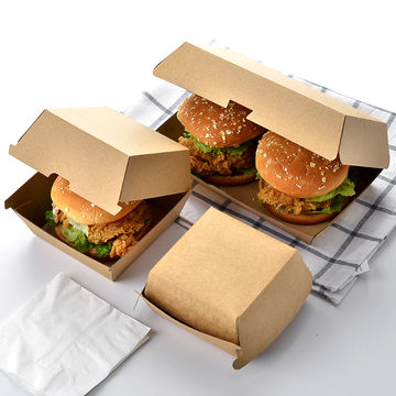 Download China Hamburger Boxes Creative Custom Made Paper Clamshell Packaging Box For Hamburger On Global Sources Hamburger Boxes Kraft Paper Boxes Custom Burger Boxes