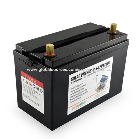 China Lithium battery LiFePO4 solar batteries home storage battery 12V ...