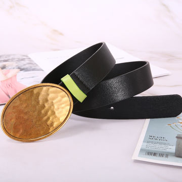 big gold buckle belt